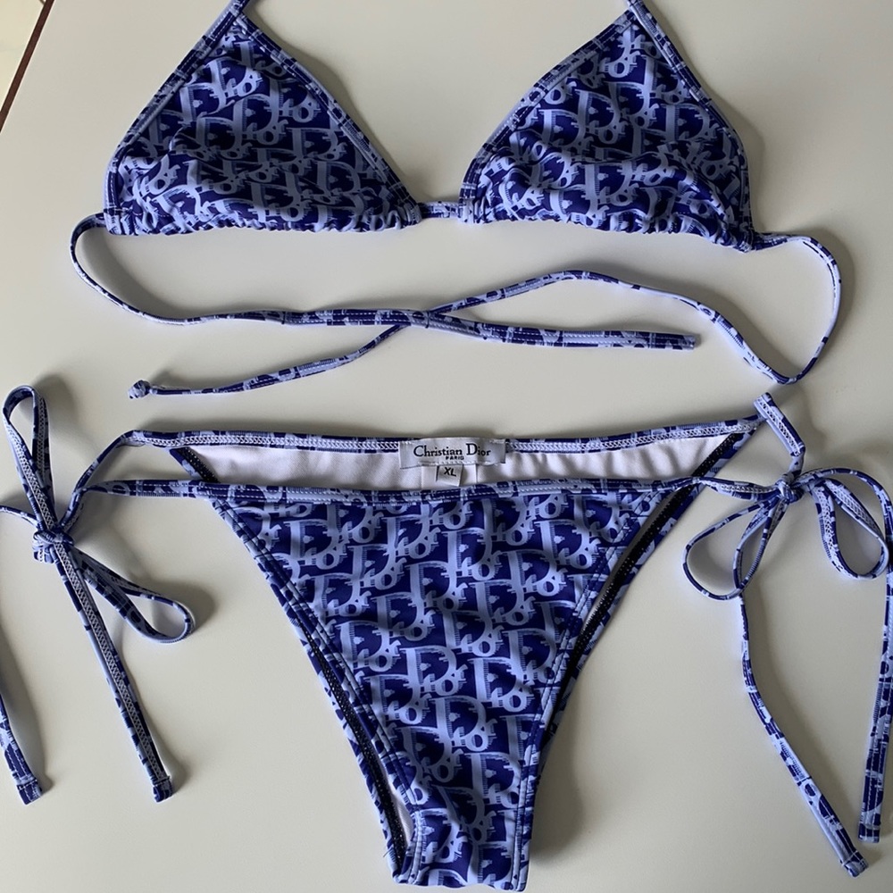 Christian Dior Oblique 2 piece swimsuit
